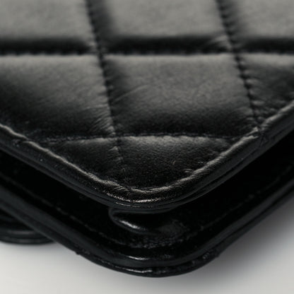 Chanel Calfskin Quilted Maxi Pearls Clutch With Chain Black 12 of 14