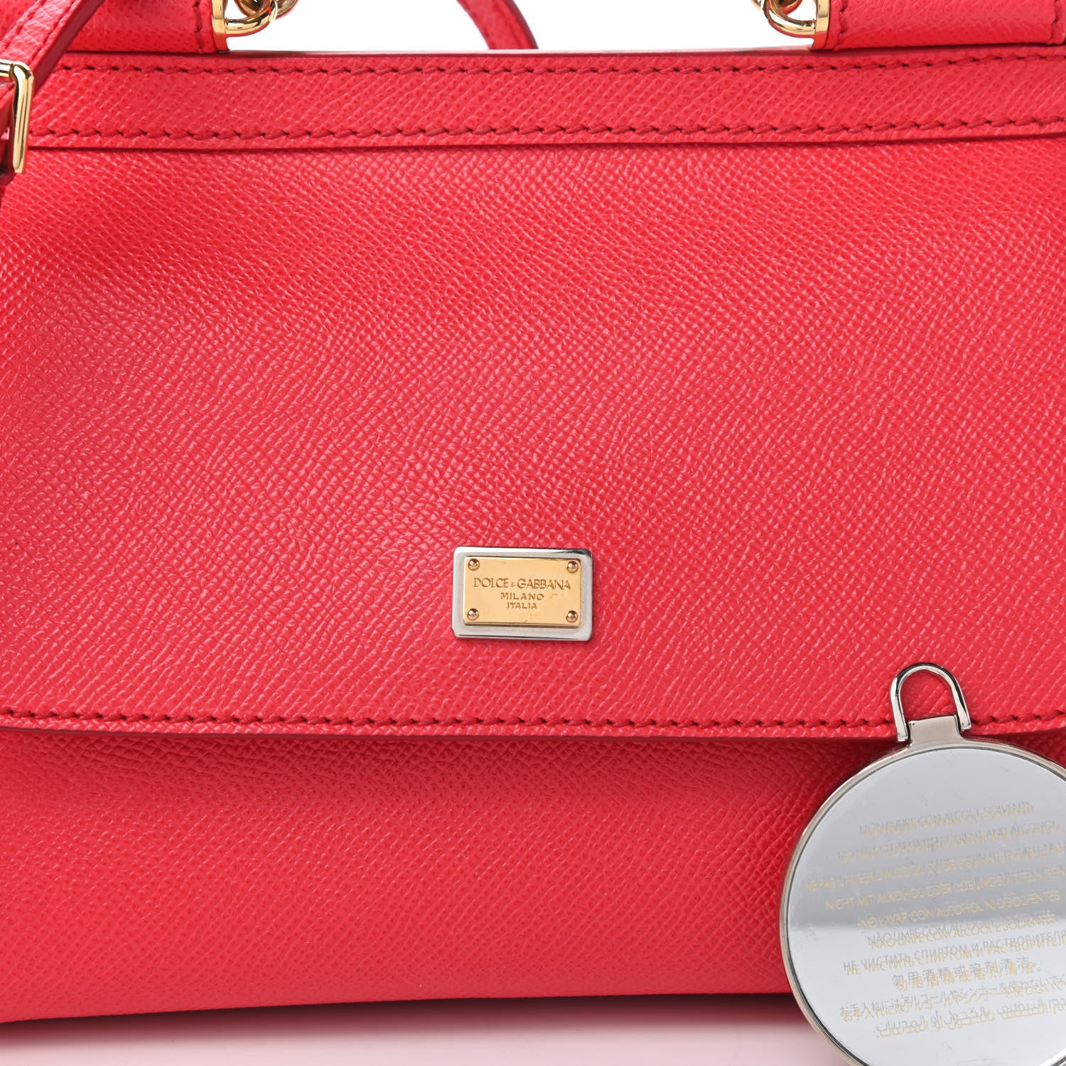 Dolce & Gabbana Dauphine Small Miss Sicily Satchel Roso 9 of 9