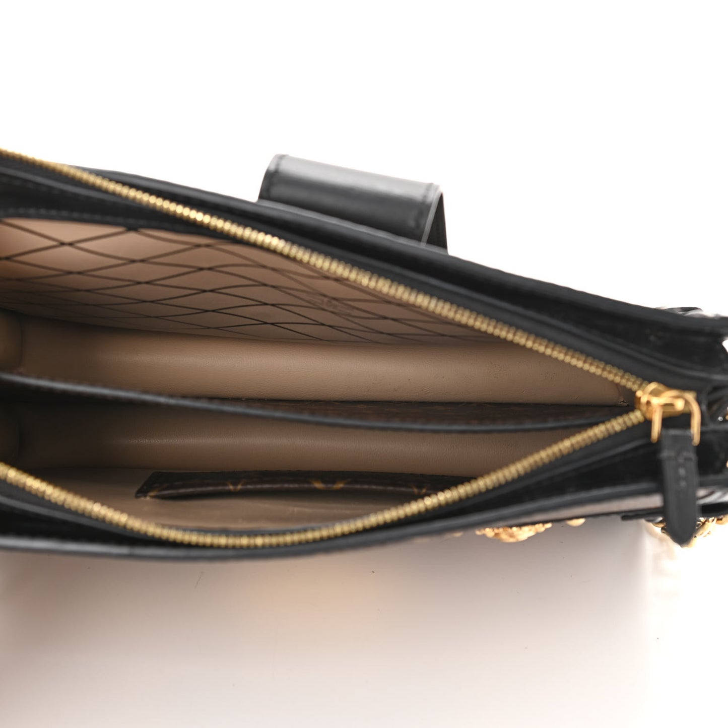 Reverse Monogram Trunk Clutch