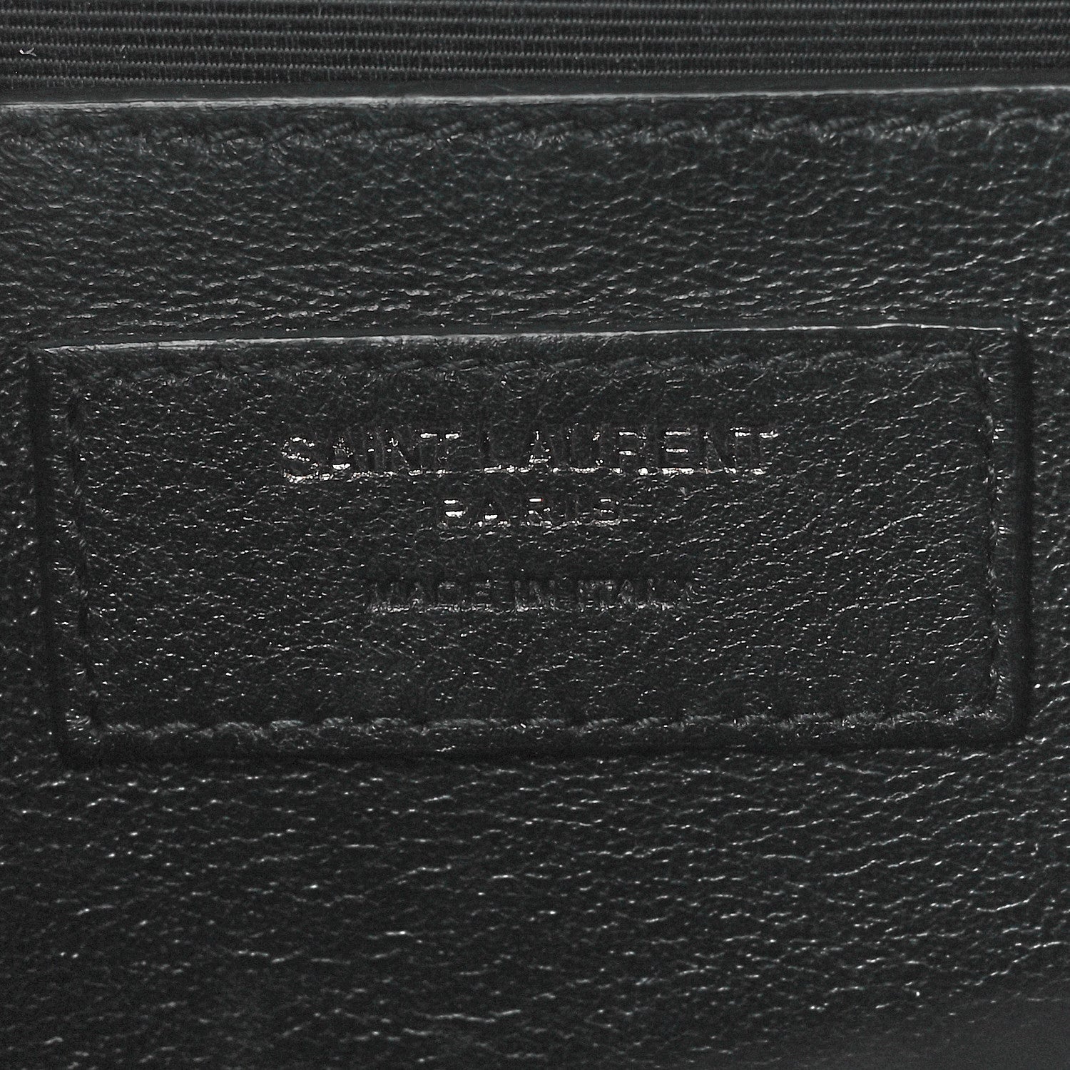 Saint Laurent Grain De Poudre Textured Mixed Matelasse Triquilt Medium Monogram Monochrome Satchel Black 7 of 12
