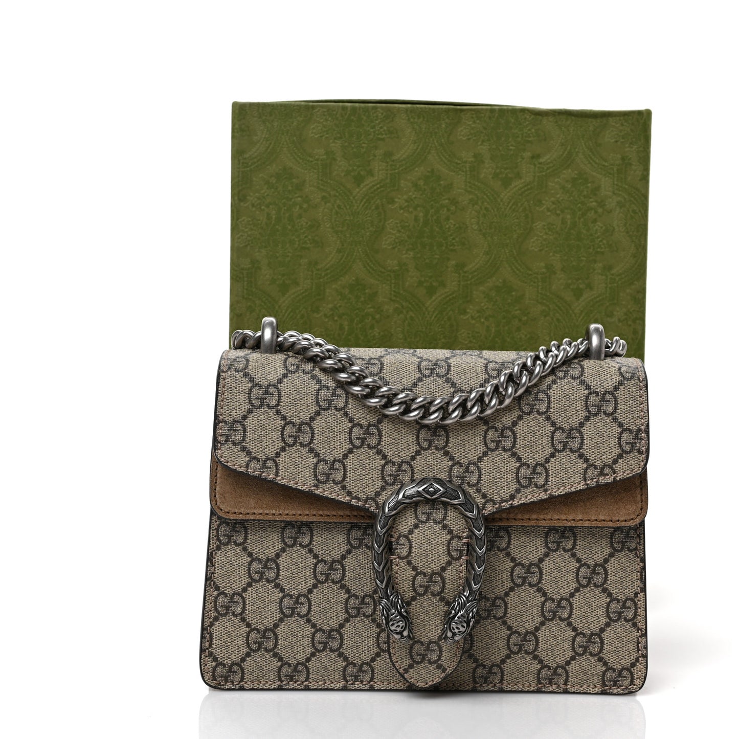 GG Supreme Monogram Mini Dionysus Shoulder Bag Taupe