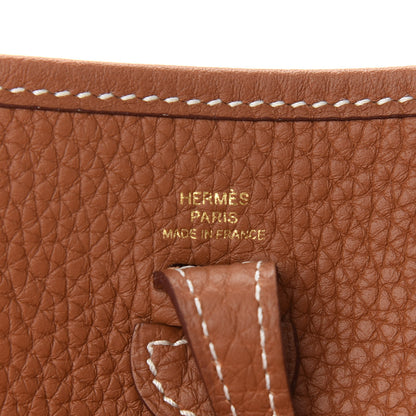 Hermes Taurillon Clemence Evelyne TPM Gold 6 of 9