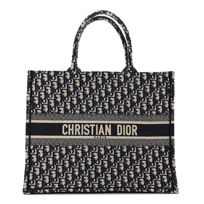 Christian Dior Oblique Large Book Tote Blue Multicolor 1 of 12