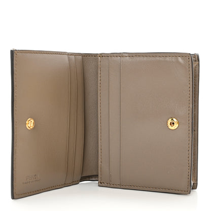 Fendi Vitello King Tamponato Logo Embossed Wallet Tortora 5 of 8