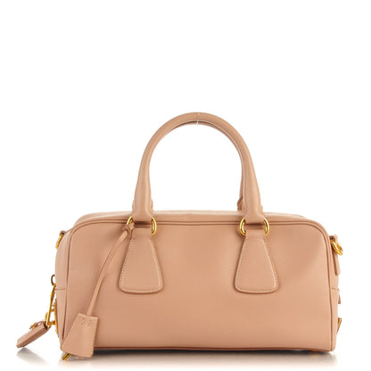 Prada Saffiano Lux Small Boston Cammeo 1 of 8