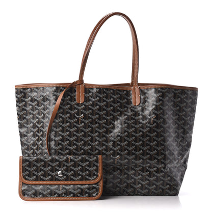 Goyard Goyardine Saint Louis PM Black Gold 1 of 9