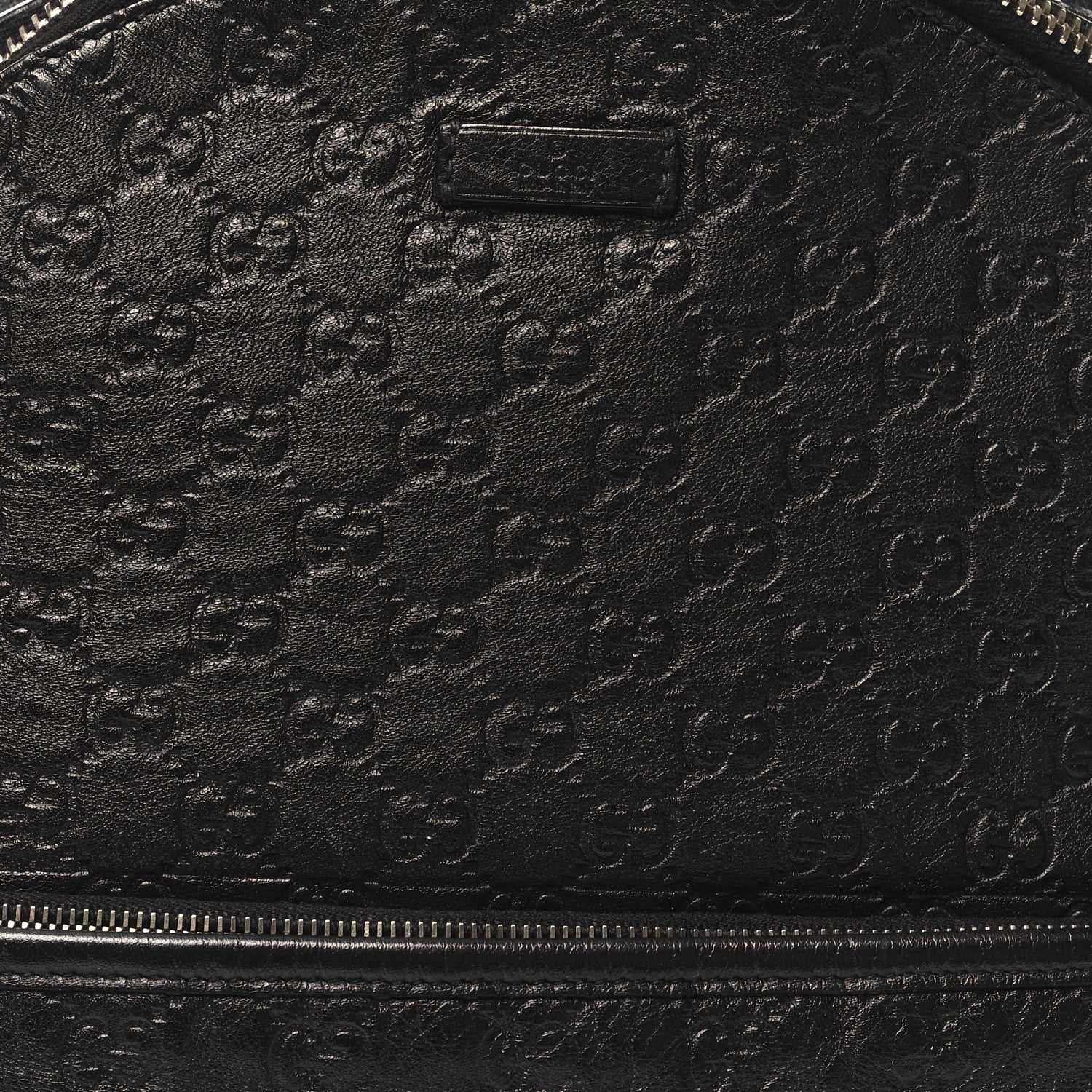 Gucci Guccissima Medium Classic Backpack Black 8 of 11