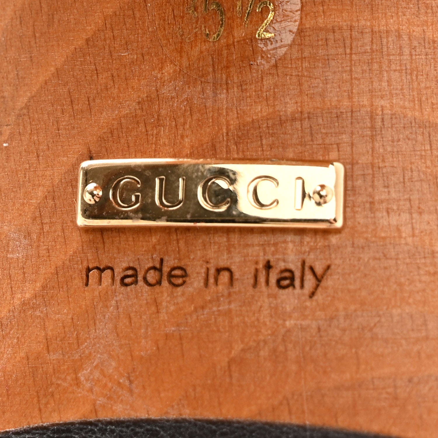 Gucci Granada Kid Houdan Platform Slide Sandals 35.5 Brown 7 of 11