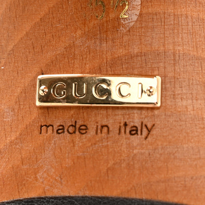 Gucci Granada Kid Houdan Platform Slide Sandals 35.5 Brown 7 of 11