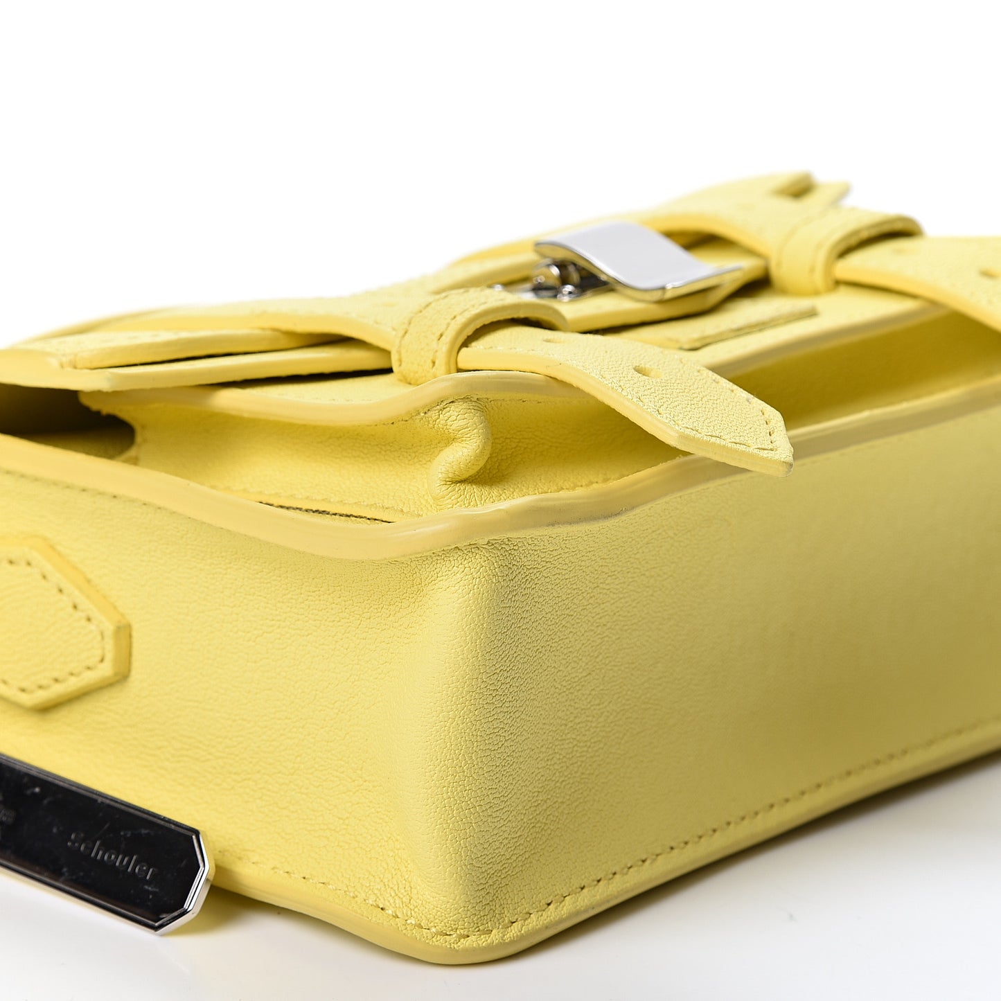 Lambskin Micro PS1 Satchel Canary Yellow