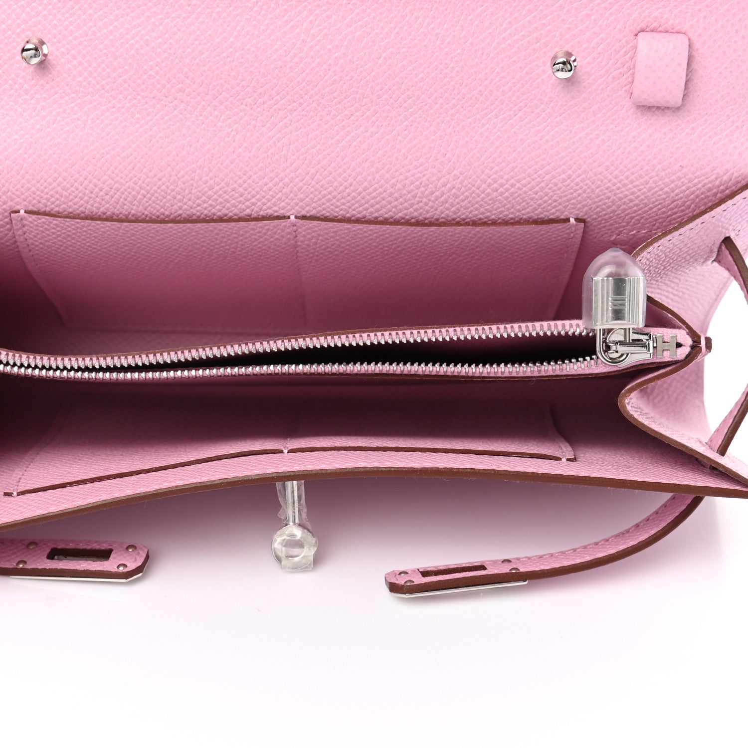 Hermes Epsom Kelly To Go Wallet Mauve Sylvestre 5 of 8