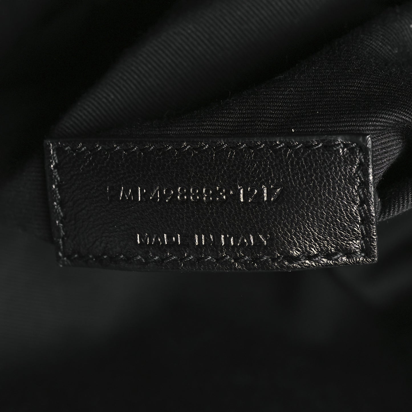 Crinkled Calfskin Matelasse Monogram Large Niki Chain Satchel Fog