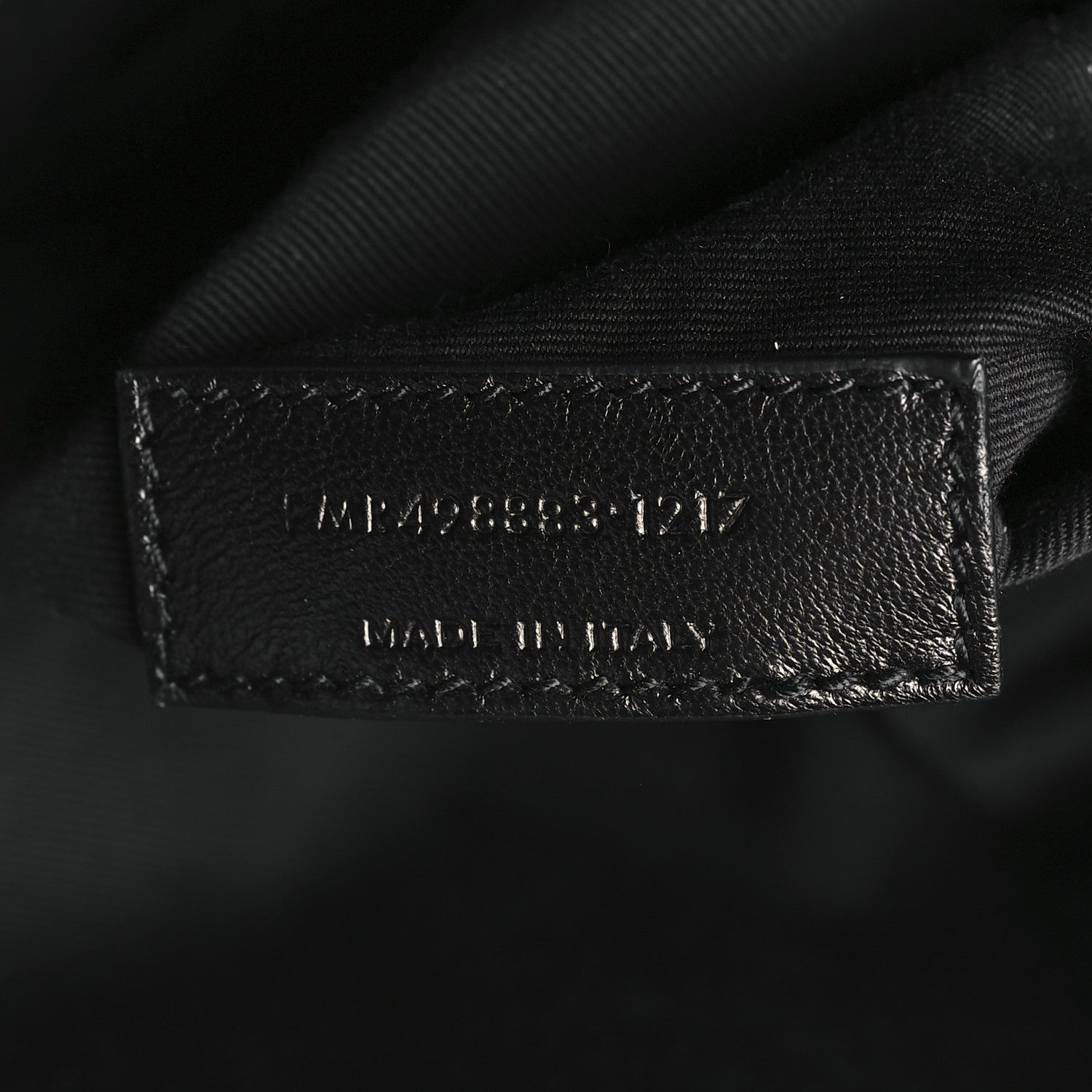 Saint Laurent Crinkled Calfskin Matelasse Monogram Large Niki Chain Satchel Fog 7 of 15