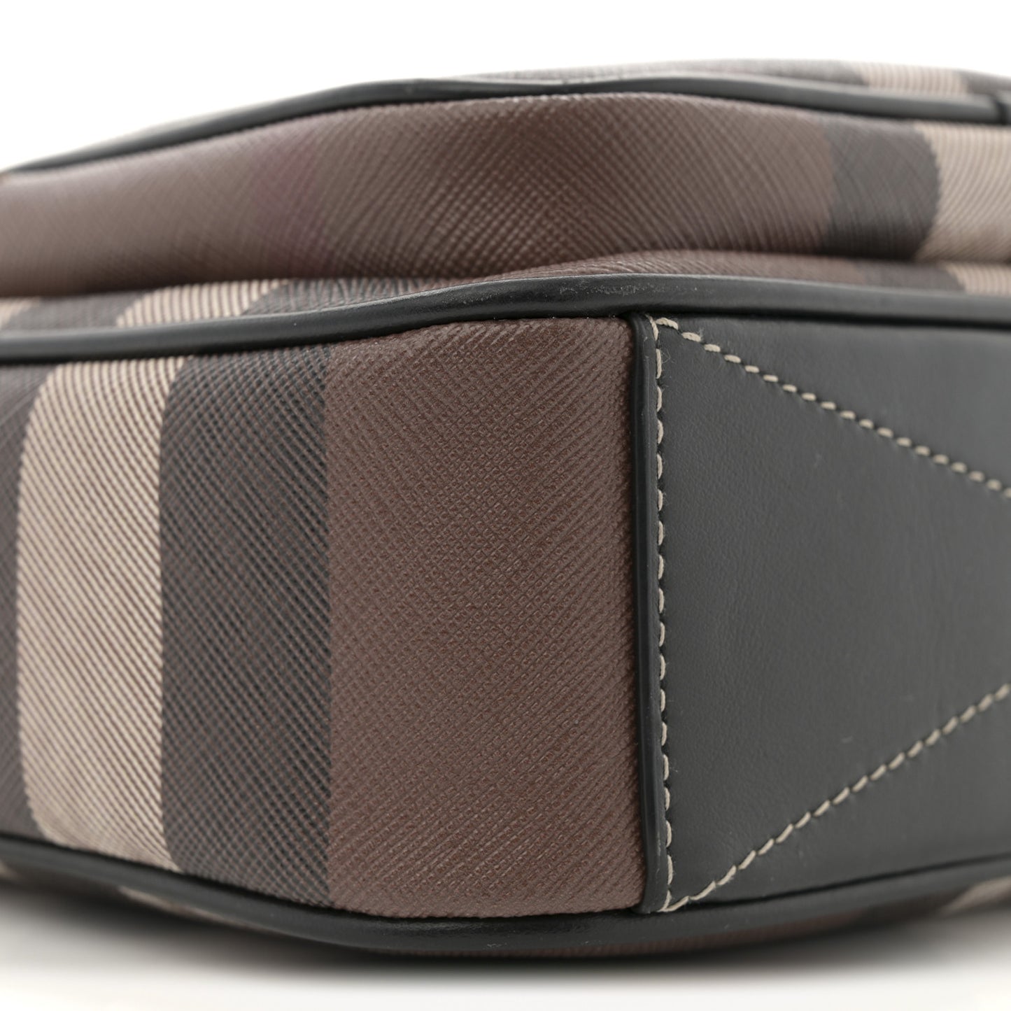 Canvas Check Paddy Messenger Birch Brown