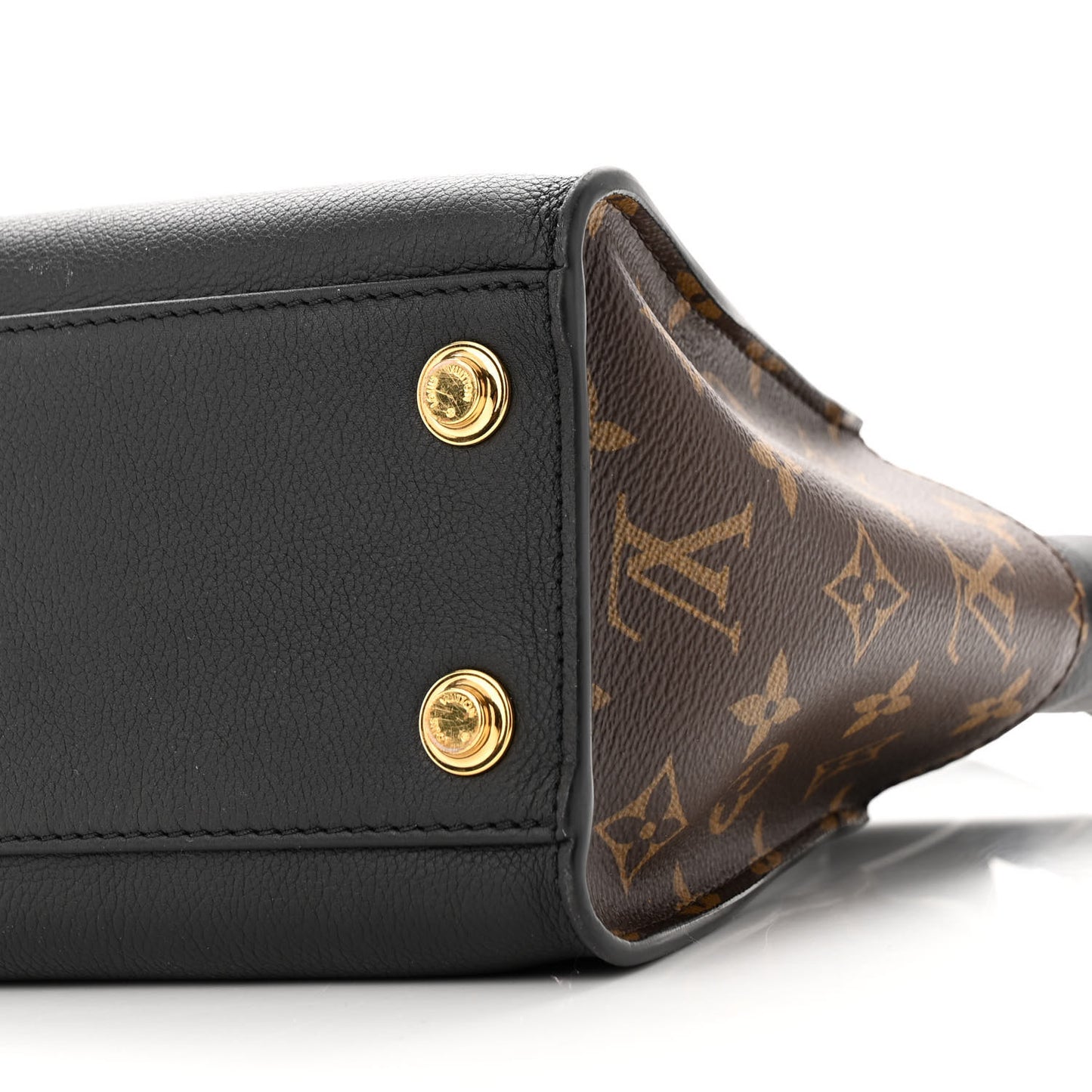 Calfskin Monogram On My Side PM Black