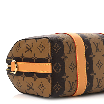 Louis Vuitton X NIGO Reverse Monogram Stripes City Keepall Bandouliere Brown 8 of 9