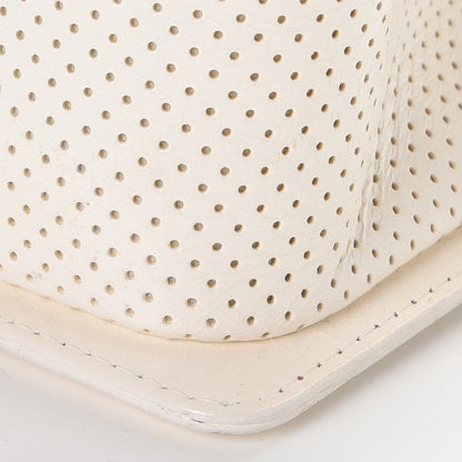Chanel Lambskin Perforated Medium Boy Flap White 12 of 14