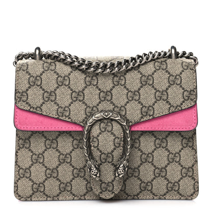 Gucci GG Supreme Monogram Mini Dionysus Shoulder Bag Pink 1 of 11