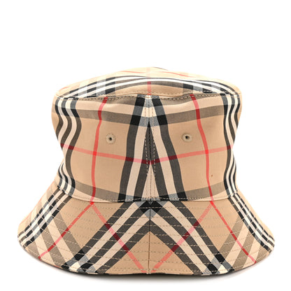 Burberry Technical Cotton Vintage Check Bucket Hat S Archive Beige 5 of 8