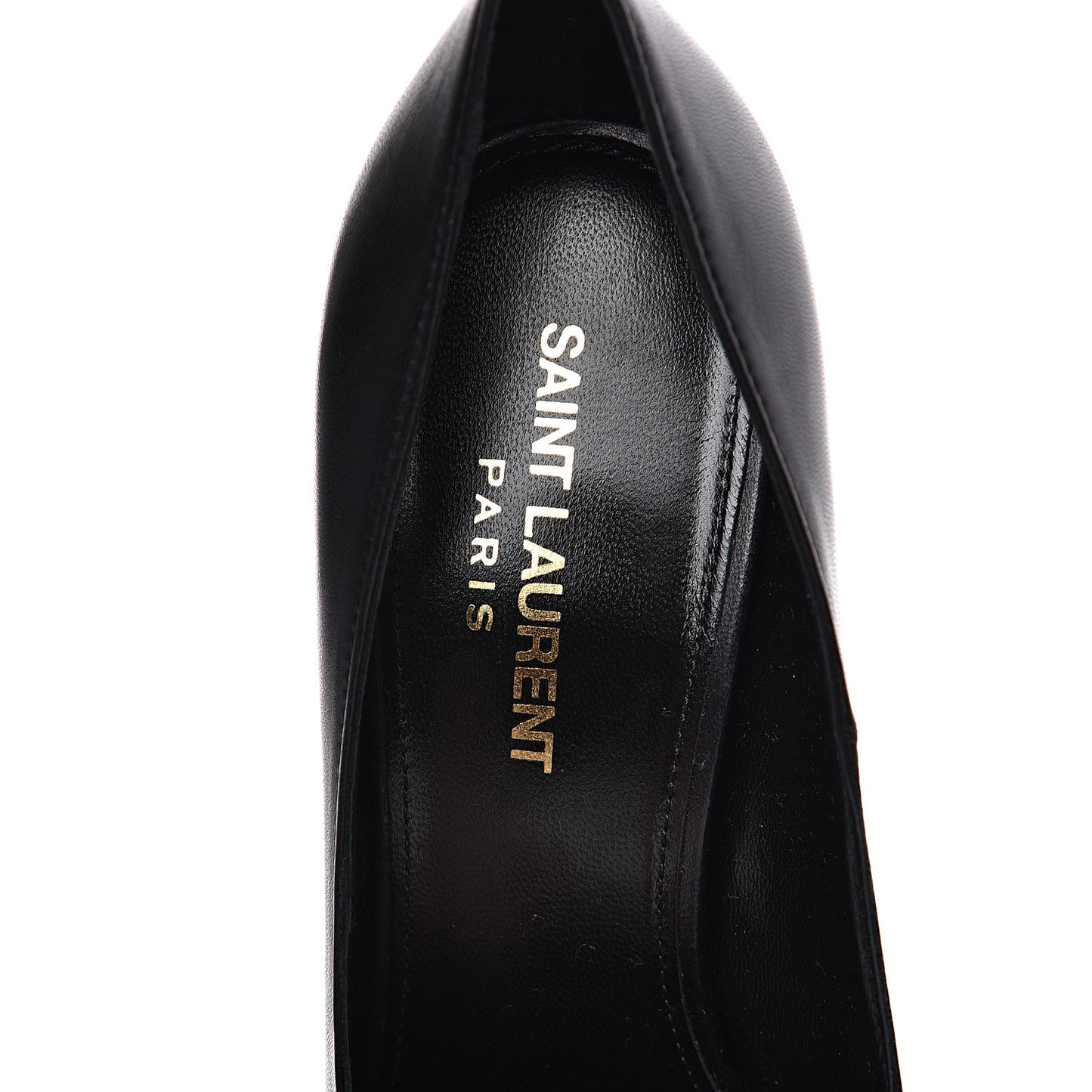 Calfskin Opyum 100 Pumps 36 Black Gold