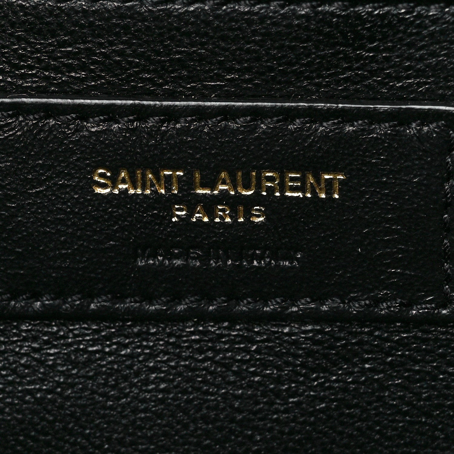 Saint Laurent Grain De Poudre Monogram Cassandre Clutch Black 7 of 12