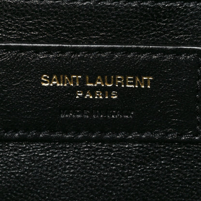 Saint Laurent Grain De Poudre Monogram Cassandre Clutch Black 7 of 12