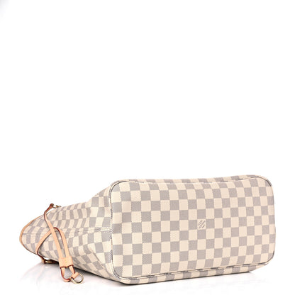 Louis Vuitton Damier Azur Neo Neverfull MM Rose Ballerine 4 of 4