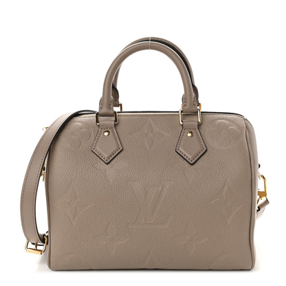 Louis Vuitton Empreinte Monogram Giant Speedy Bandouliere 25 Tourterelle 1 of 8