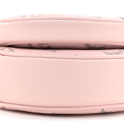 MCM Visetos Small Aren Multifunction Crossbody Pouch Powder Pink 10 of 13