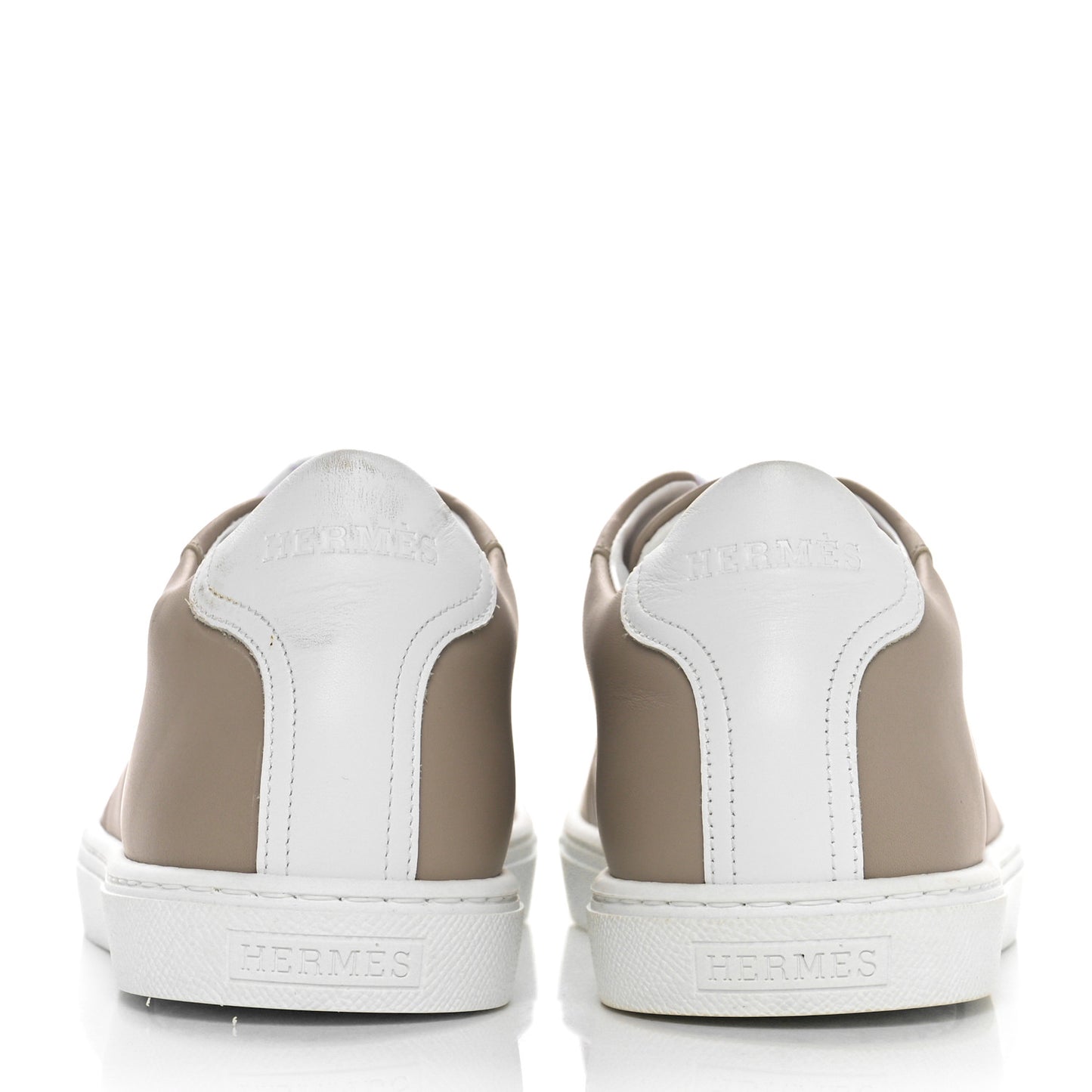 Calfskin Womens Advantage Sneakers 37 Beige Rose