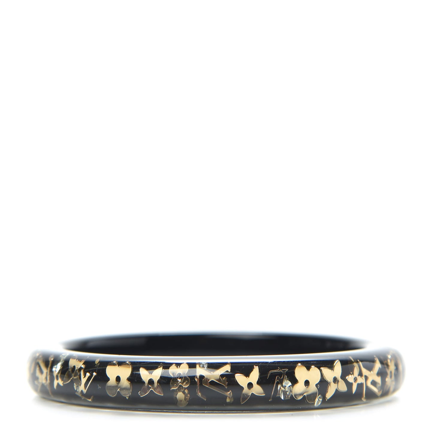 Resin Swarovski Medium Inclusion Bracelet PM Black