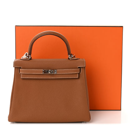 Hermes Togo Kelly Retourne 25 Gold 11 of 11