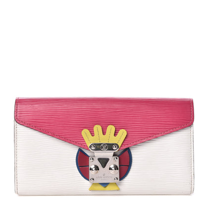 Louis Vuitton Epi Tribal Mask Sarah Wallet Pivoine 1 of 9