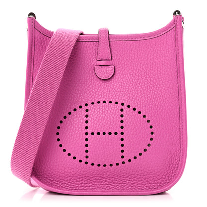 Hermes Taurillon Clemence Evelyne TPM Magnolia 1 of 10