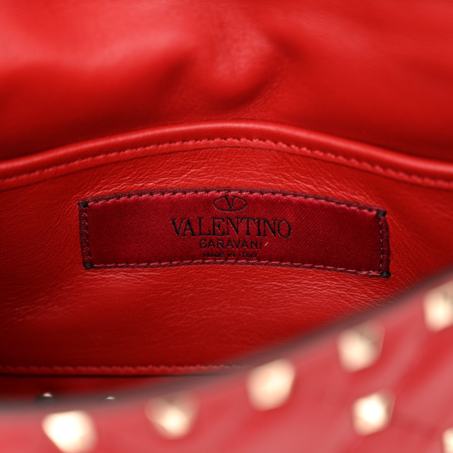 Valentino Garavani Nappa Small Rockstud Spike Shoulder Bag Rosso Valentino 6 of 12