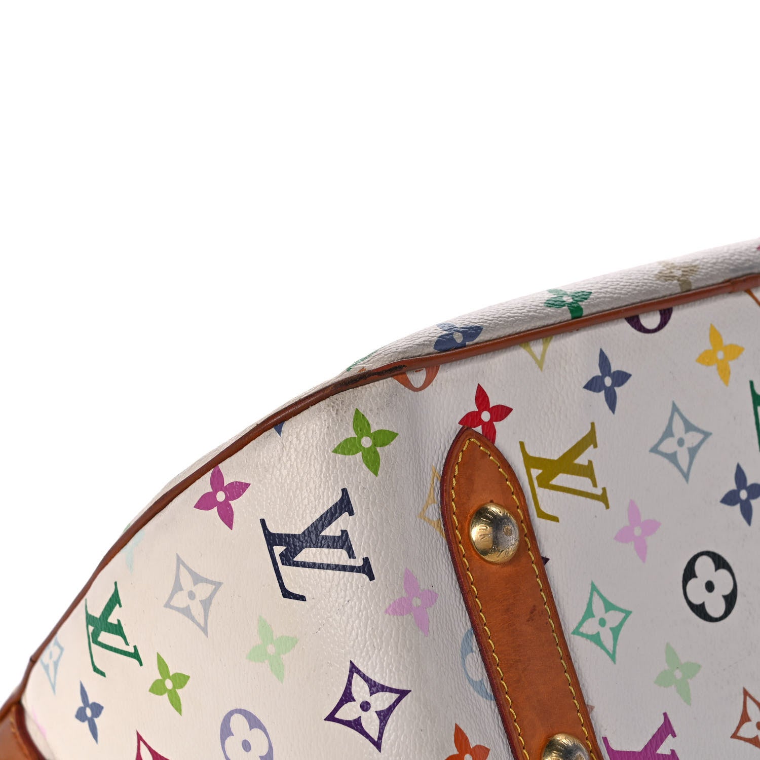 Louis Vuitton Monogram Multicolor Rita White 9 of 11