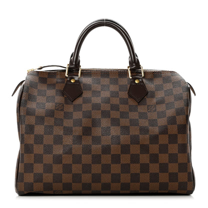 Louis Vuitton Damier Ebene Speedy 30 1 of 10
