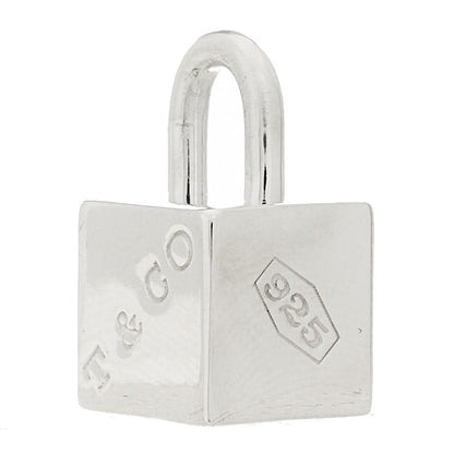 Tiffany Sterling Silver 1837 Cube Lock Charm 3 of 4