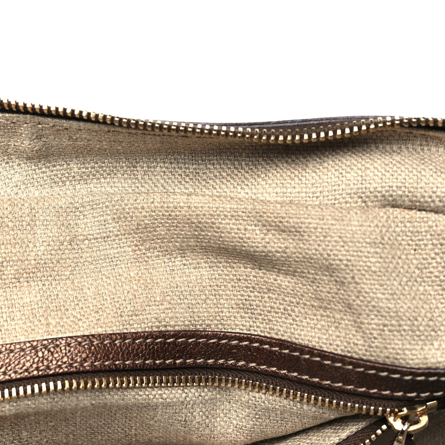 Gucci Metallic Capri Large Bowler Bronze 13 of 13