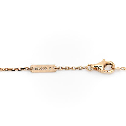 Van Cleef & Arpels 18K Yellow Gold Mother of Pearl Vintage Alhambra Pendant Necklace 3 of 5