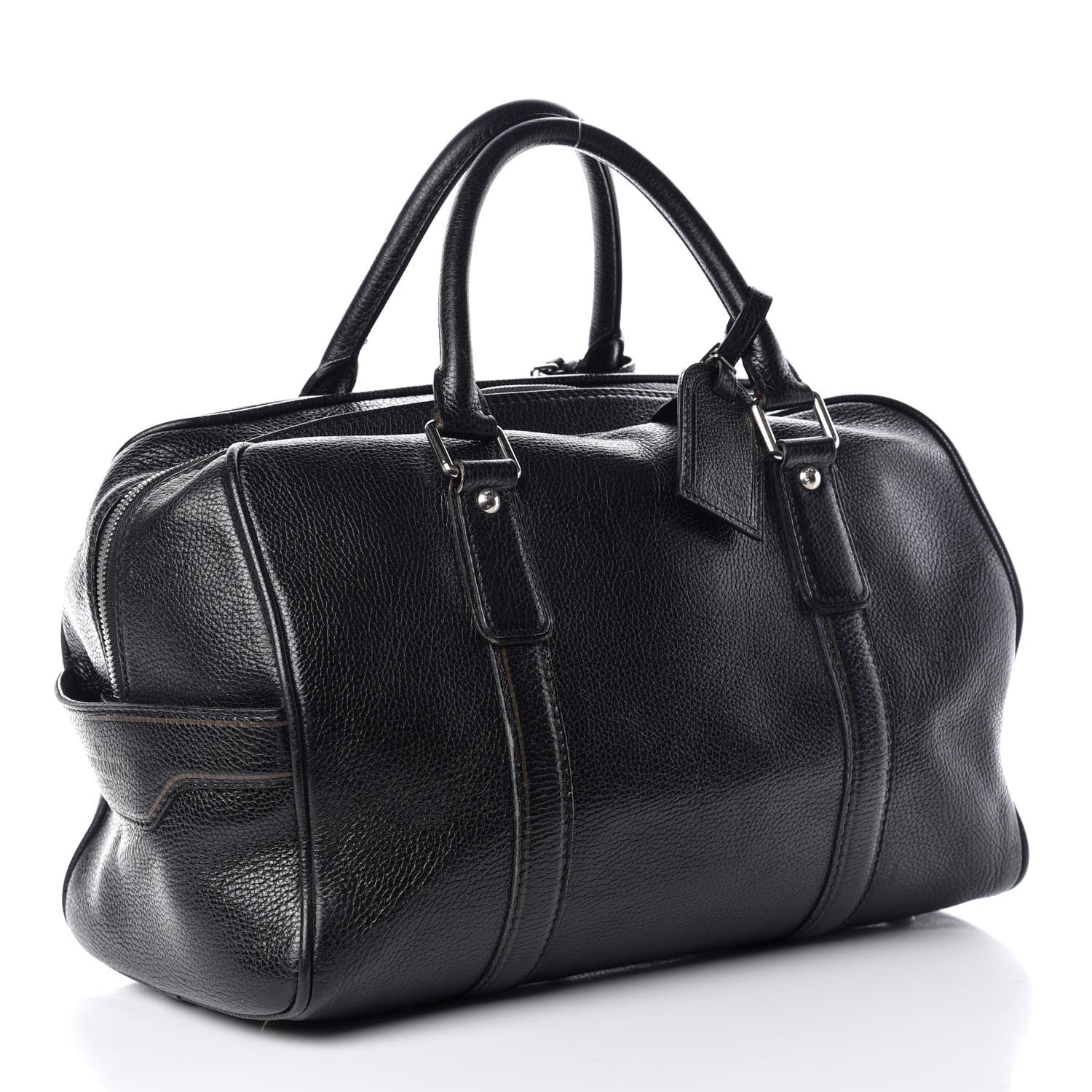 Louis Vuitton Tobago Calfskin Carryall Black 3 of 10