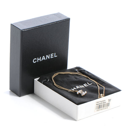 Chanel Enamel CC Necklace Black 5 of 6