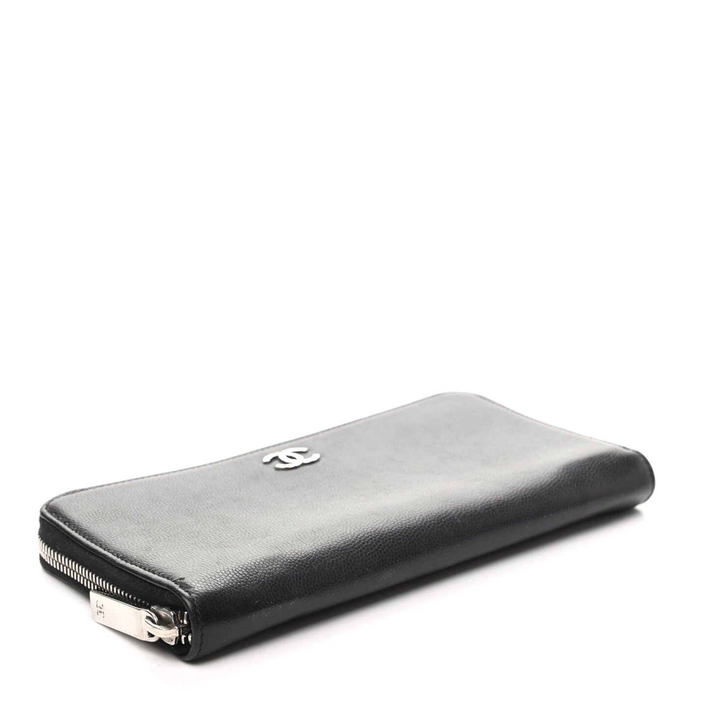 Caviar Sevruga Zip Around Wallet Black