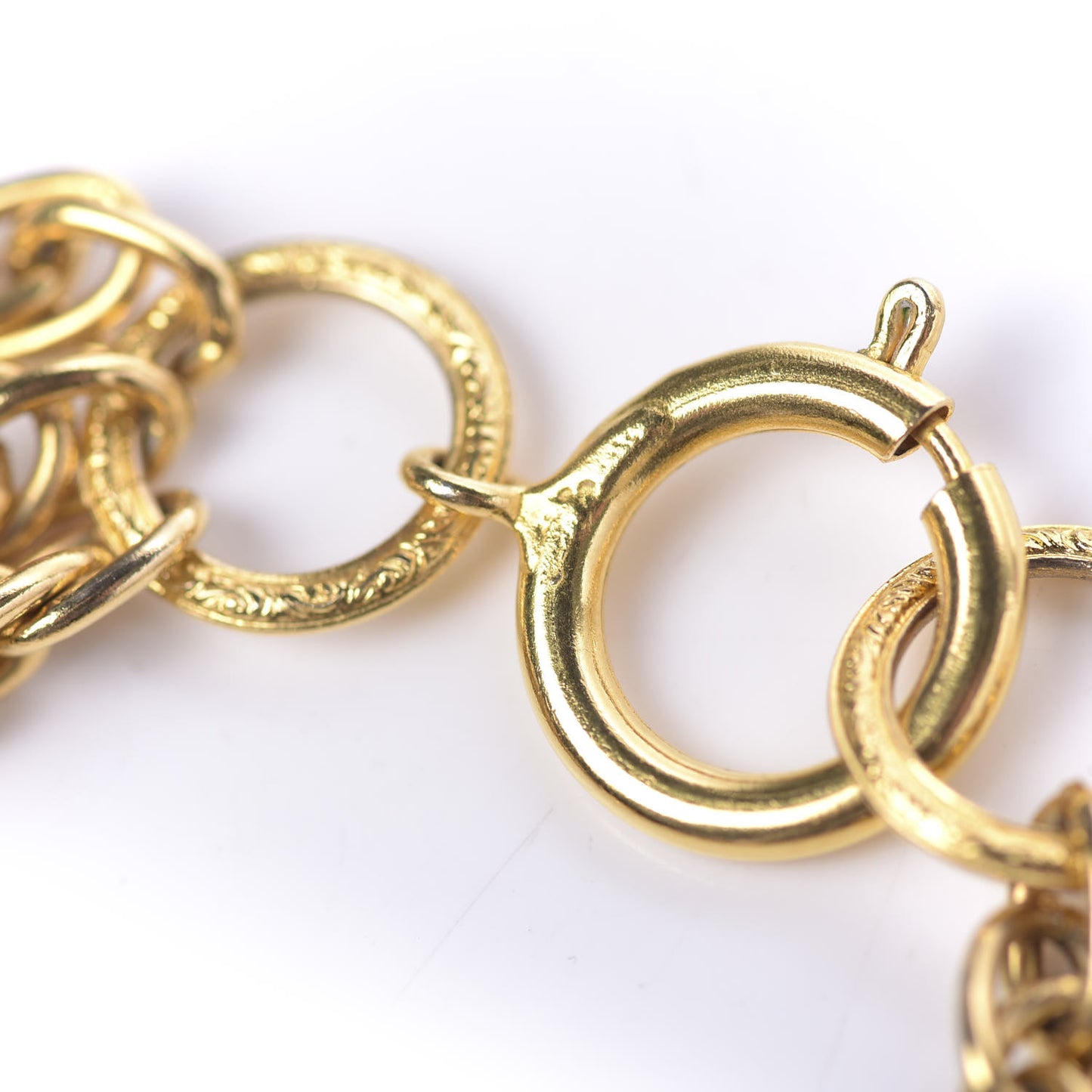 CC Medallions Necklace Gold