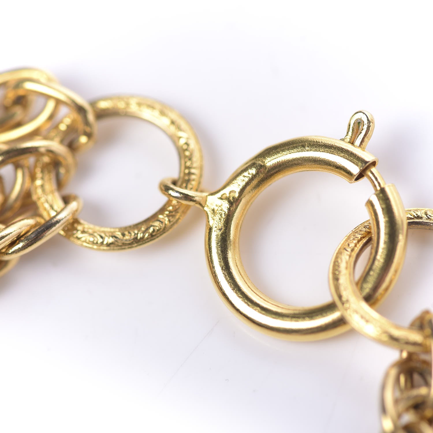 Chanel CC Medallions Necklace Gold 5 of 6