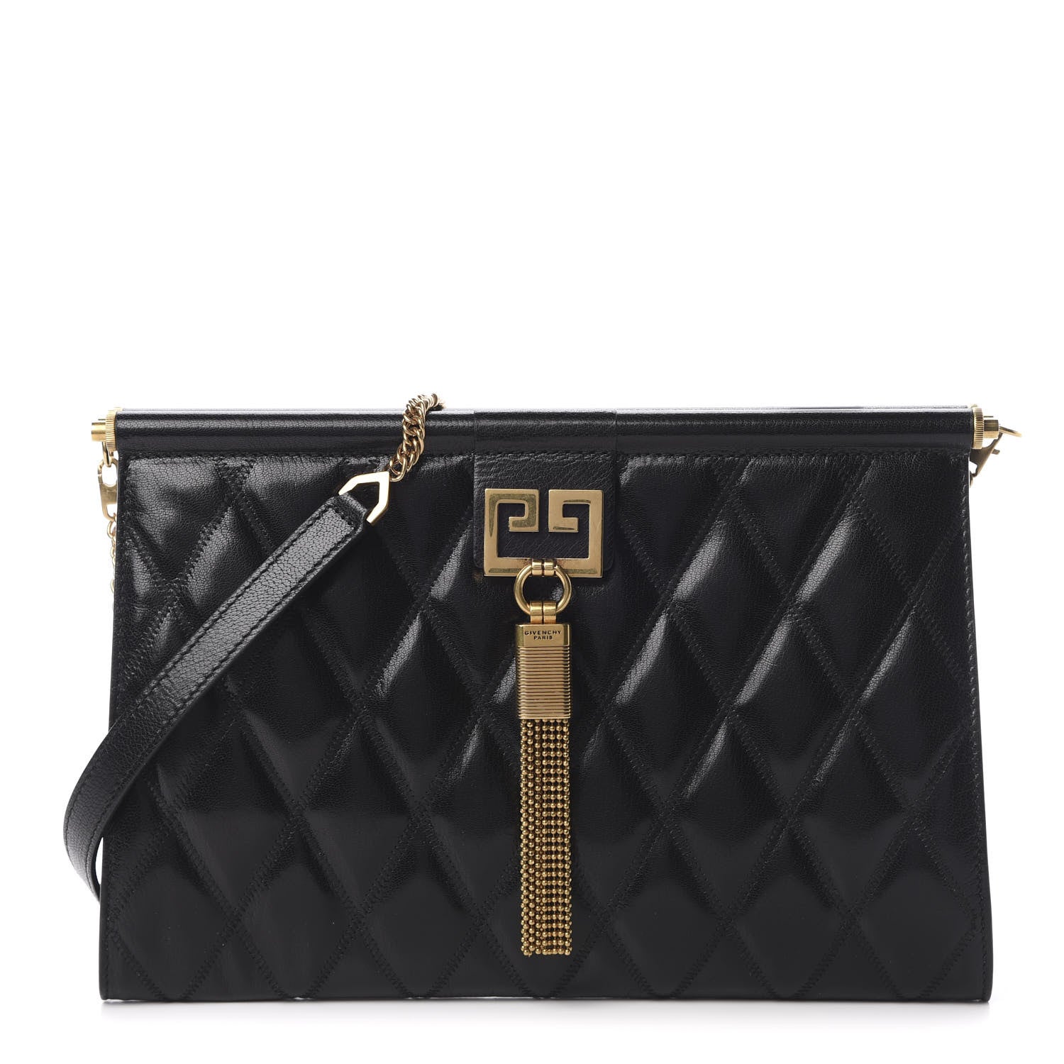 Givenchy Goatskin Quilted Medium Gem Bag Black 1 of 9