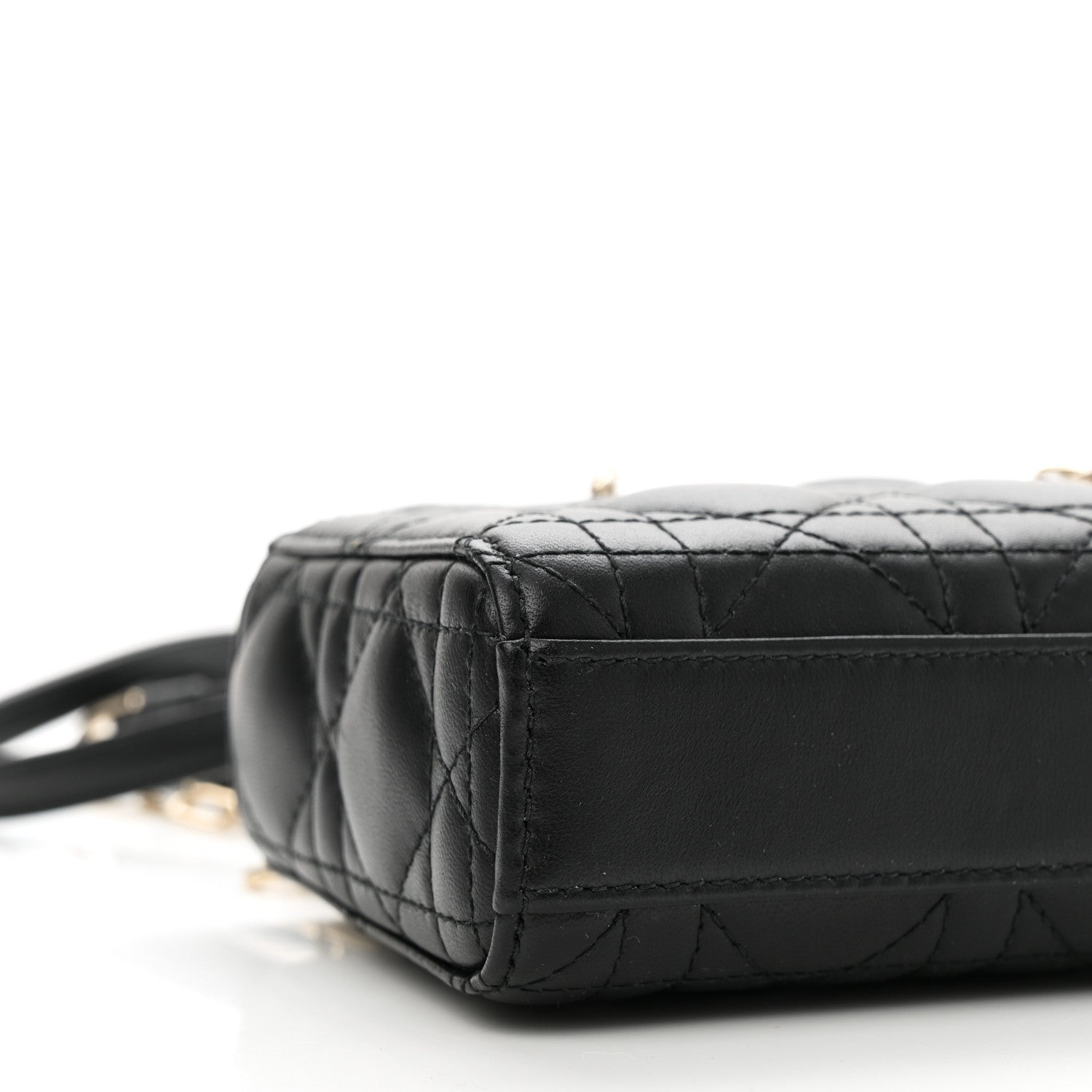 Christian Dior Lambskin Cannage Micro Lady D-Joy Black 1739907