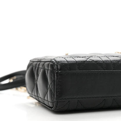 Christian Dior Lambskin Cannage Micro Lady D-Joy Black 8 of 10