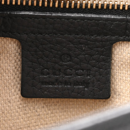 Gucci Pebbled Calfskin Medium Soho Flap Crossbody Black 6 of 12