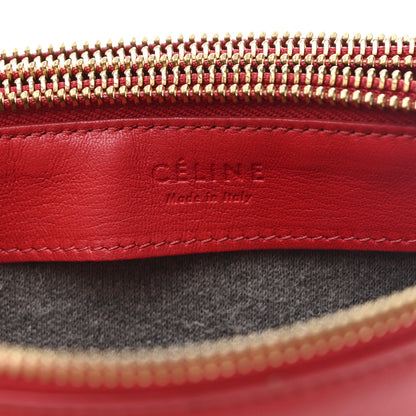 Celine Lambskin Small Trio Crossbody Bag Red 8 of 11